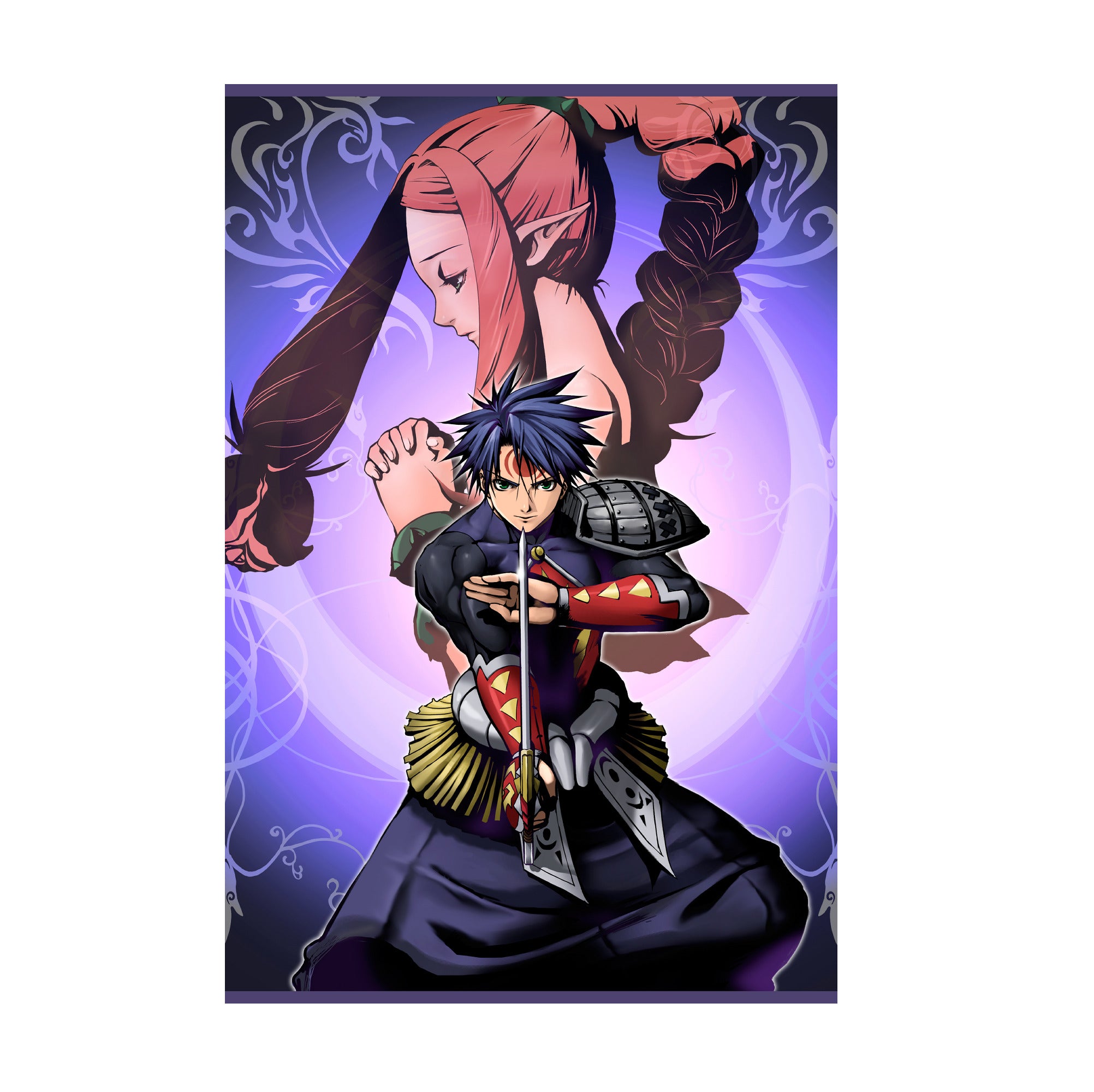 Blade Dancer Lineage of Light poster with Lance and Deliza